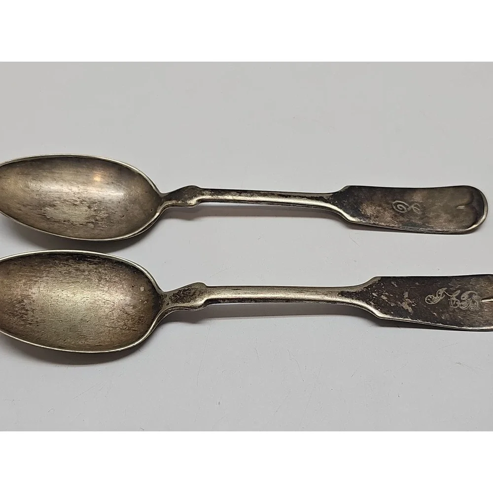 Vintage Various Brands Lot of WM Rogers Silverplate Flatware Set Metal 8 Spoons